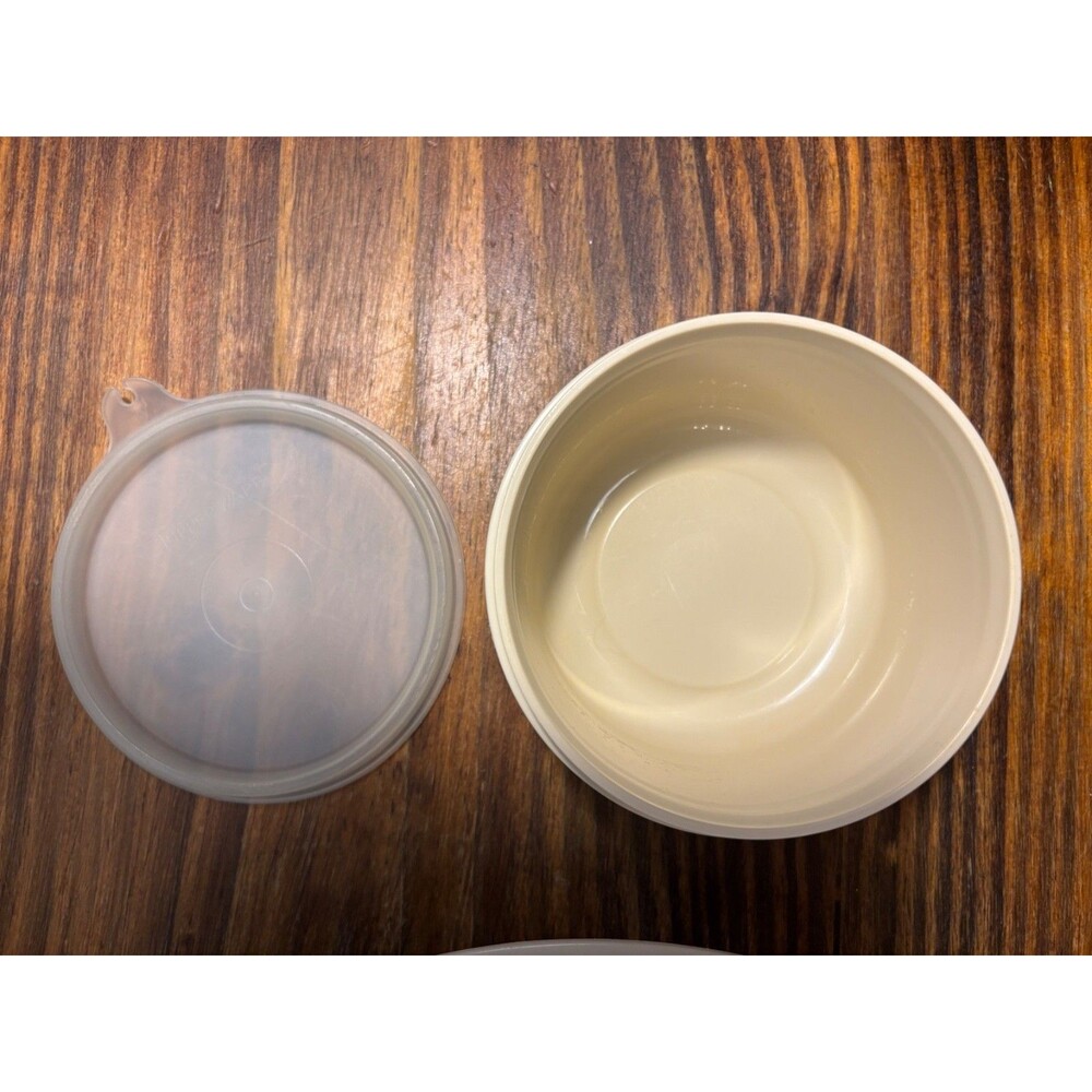 Vintage Tupperware Divided Serving Tray Snack Veggie Platter with Center Cup - Picture 3 of 5
